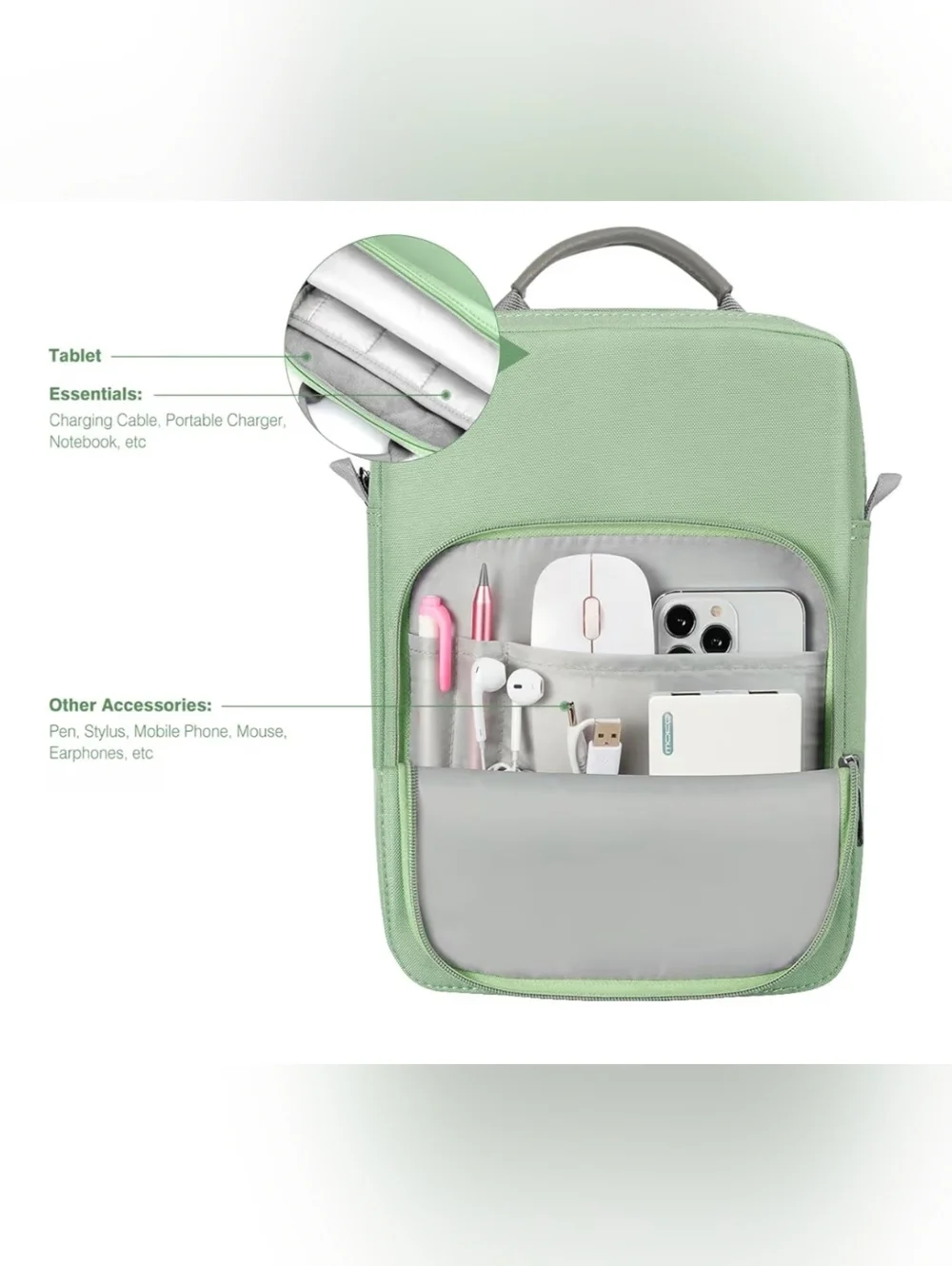 Dadanism Tablet Carrying Case w/ Shoulder Strap